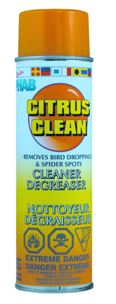 CITRUS CLEANER/DEGREASER 450G AEROSOL by:  CaptainPhab Part No: 310 - Canada - Canadian Dollars