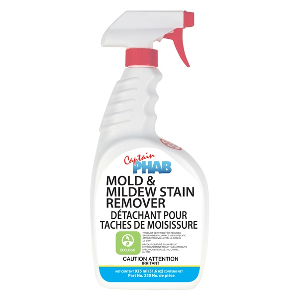 MOLD & MILDEW STAIN REMOVER 710ML SPRAY by:  CaptainPhab Part No: 250 - Canada - Canadian Dollars