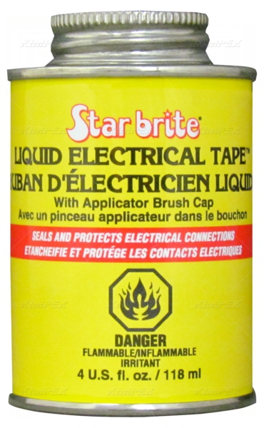 LIQUID ELECTRICAL TAPE 4 oz BLACK by:  StarBrite Part No: 084104PC - Canada - Canadian Dollars