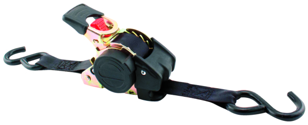 Black Re-tractable Tie-Down