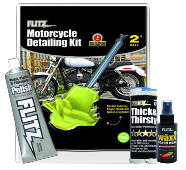 Motorcycle Detailing Kit by:  Flitz Part No: CY 61501 - Canada - Canadian Dollars