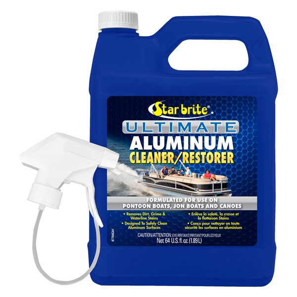 ULTIMATE ALUMINUM CLEANER W/SPRAY 64OZ by:  StarBrite Part No: 087764C - Canada - Canadian Dollars