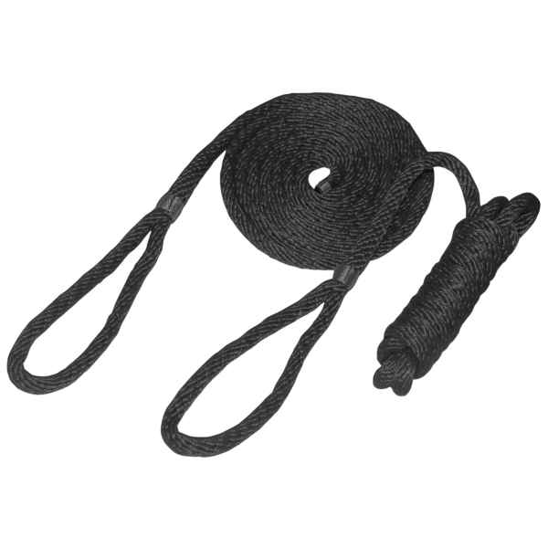 DOUBLE BRAID FENDER WHIP 1/4 X 6  BLACK by:  Boatersports Part No: 53323 - Canada - Canadian Dollars