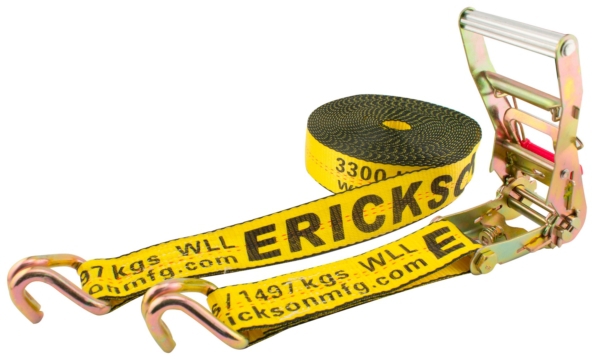 RATCHET W/J-HOOKS 2  X30  10,000 LBS by:  Erickson Part No: 8510 - Canada - Canadian Dollars