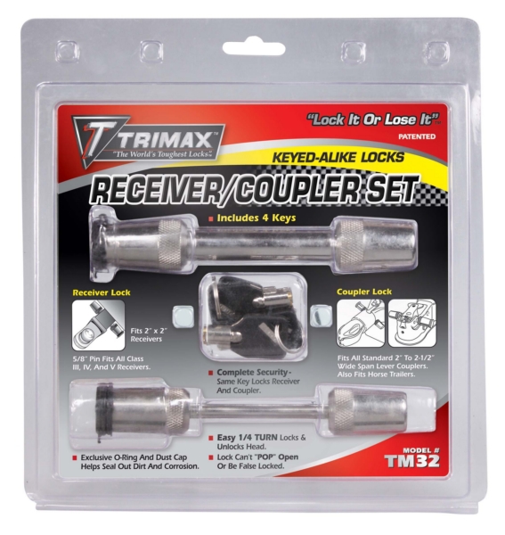 RECEIVER LOCK KIT 5/8   & 2 1/2 by:  Trimax Part No: TM32 - Canada - Canadian Dollars