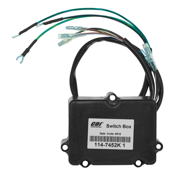 2 Cyl Mercury Switch Box: 114-7452K 1