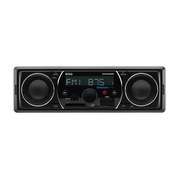 RECEIVER, BLUETOOTH, BUILT-IN SPEAKER BK by:  BossAudio Part No: 630UASB - Canada - Canadian Dollars