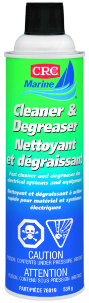 CRC CLEANER & DEGREASER 539g AEROSOL by:  CRC Part No: 76019 - Canada - Canadian Dollars