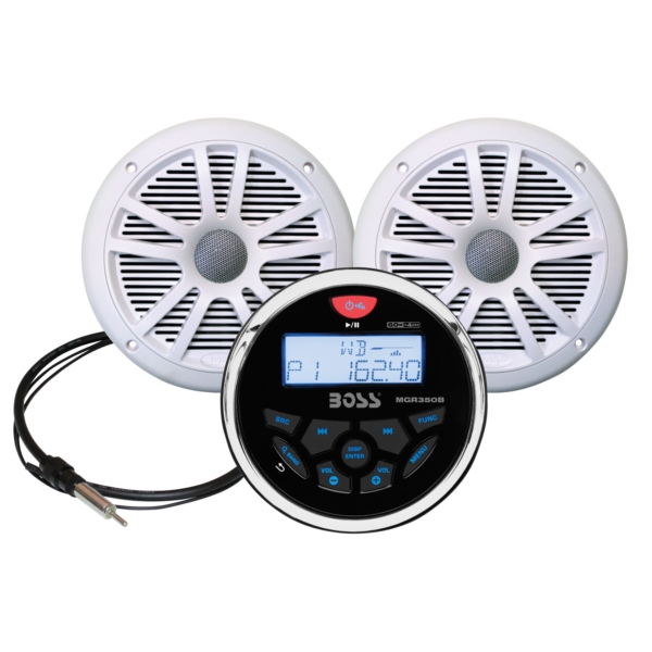 Audio Receiver Kit with Speaker White