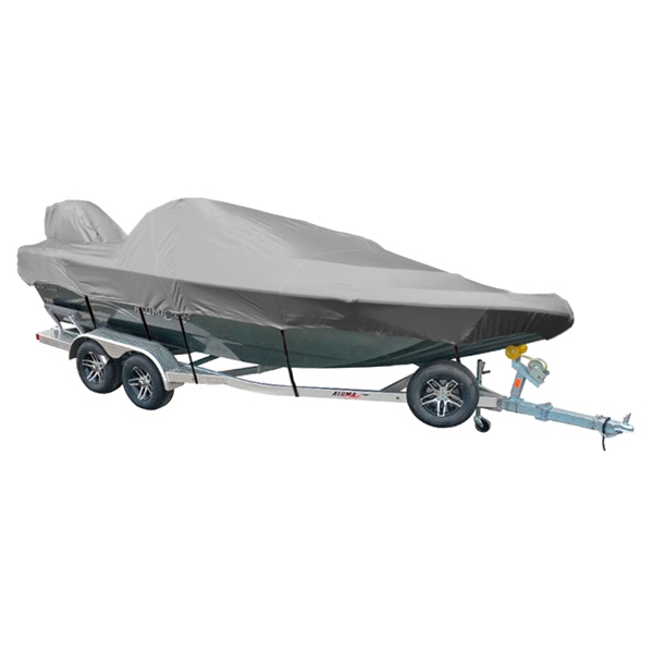 Aluminium Fishing Boat Cover with Side Console