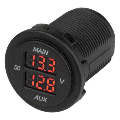 Dual Round Voltmeter