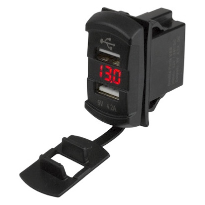 Double USB Voltmeter