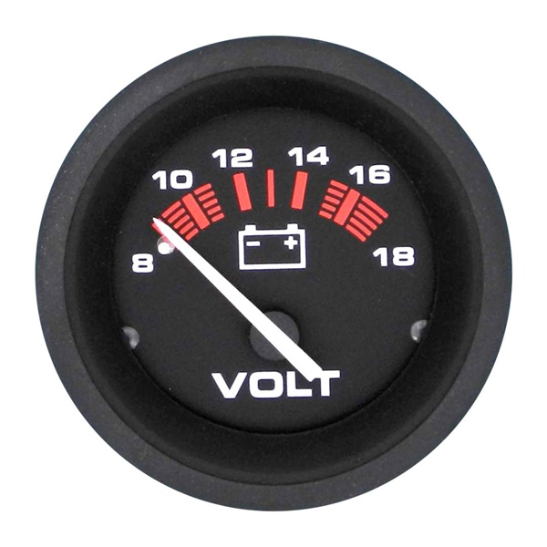 Amega Series Voltmeter 8-18 Vdc 2in