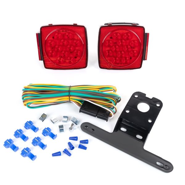 Traditional-style waterproof LED kit for trailers.
