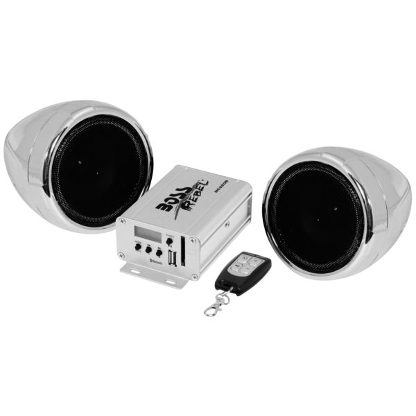 MC520B BOSSAUDIO Boss Audio 600W Waterproof Speaker SPEAKER 3" WTRPRF 600W CH QTY2 Audio Speakers Chrome