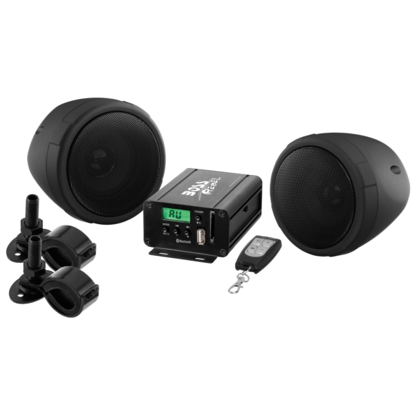 MCBK520B BOSSAUDIO Boss Audio 600W Waterproof Speaker SPEAKER 3" WTRPRF 600W BK QTY2 600W Waterproof Speaker Black