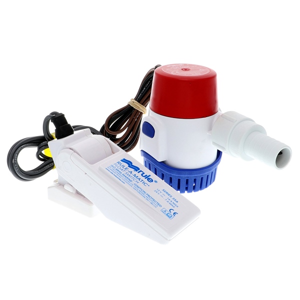500 GPH Standard Bilge Pump Kit with Float Switch