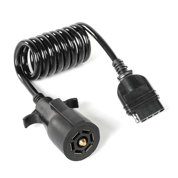 Vehicle and Trailer Coiled Wire Jumper