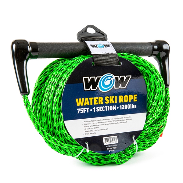 75' 1 Section Tow Rope with Rubber Handle