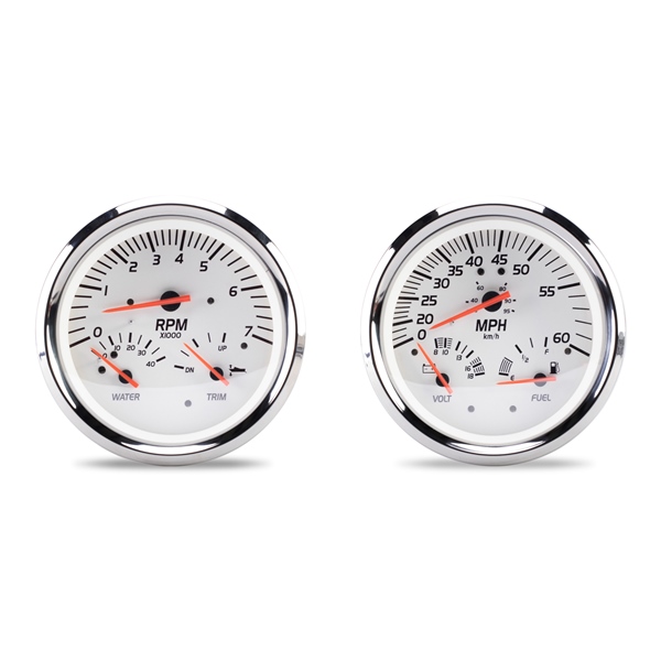 White Series Multi-function Gauge Kit