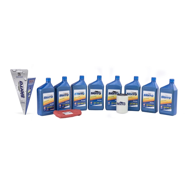 Synthetic Oil Change Kit, Mercury 25W-40