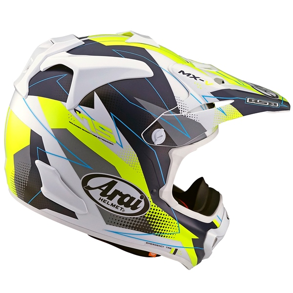 Image-2 ARAI VX-Pro4 Off-Road Helmet Resolute - Without Goggle HELM VX-PRO4 RESOLUTE YE XL ARAI 685311198693 685311198693 ARAI