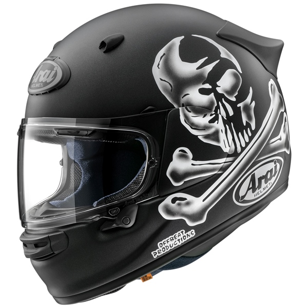 685311195173 ARAI ARAI Contour-X Full-Face Helmet Hayes Jolly Roger - Summer HELM CONTOUR-X HAYES JOLLY ROGER 2XL Contour-X Full-Face Helmet Black, White
