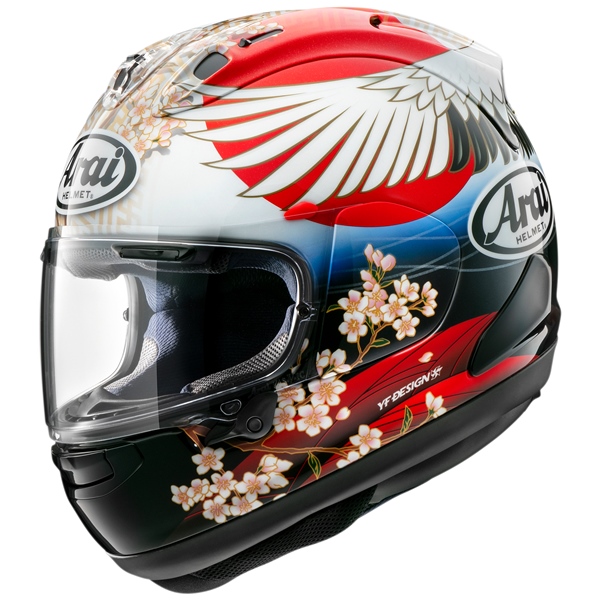 685311195654 ARAI ARAI Corsair-X Full-Face Helmet Tsubasa - Summer HELM CORSAIR-X TSUBASA 2XL ARAI Corsair-X Full-Face Helmet 