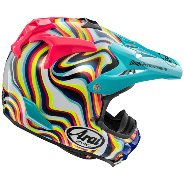 Image-2 ARAI VX-Pro4 Off-Road Helmet Stream - Without Goggle HELM VX-PRO4 STREAM PI XL ARAI 685311200723 685311200723 ARAI