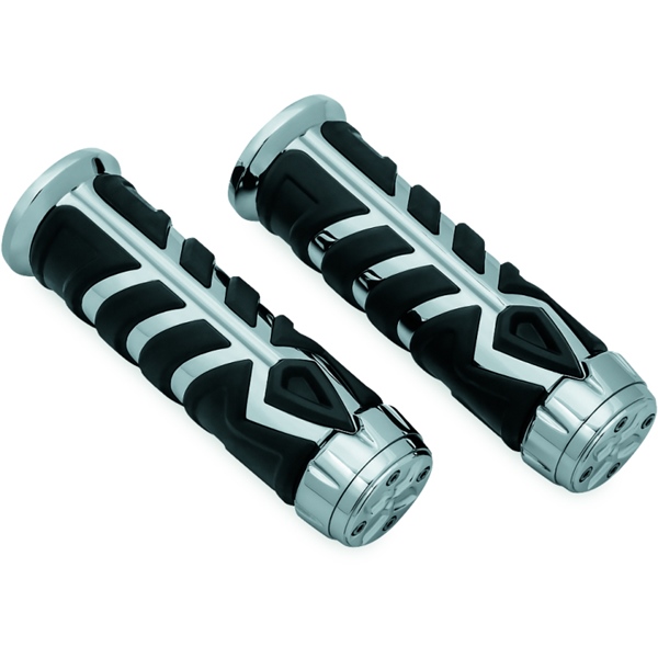 5635 HYPER-KEWL Kuryakyn Spear Grip GRIP CH KURYAKYN Spear Grip Chrome