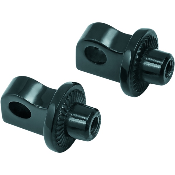 8888 KURYAKYN Kuryakyn Male Mount Adapter ADAPTER MOUNT SPLINED MALE BK KURYAKYN Male Mount Adapter 