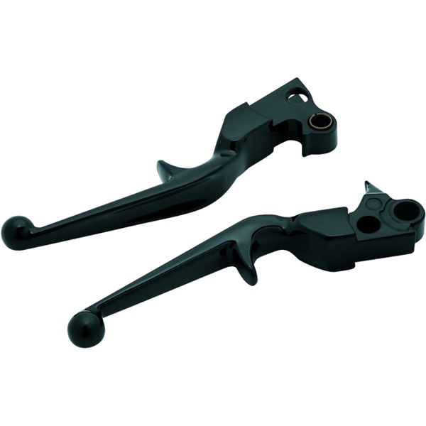 1845 NO-TOIL Kuryakyn Trigger Lever Set LEVER TRIGGER SET GLOSS BK Trigger Lever Set 