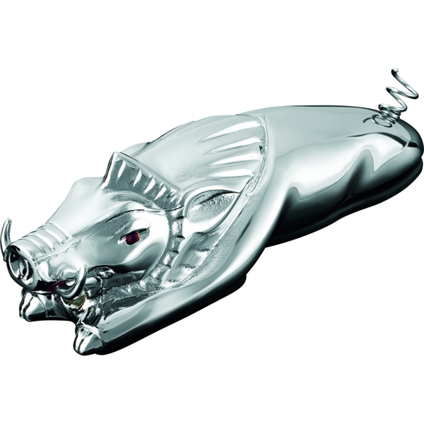 9022 KURYAKYN Kuryakyn Wild Boar Fender Ornament FENDER ORNAMENT WILD BOAR CH Wild Boar Fender Ornament 