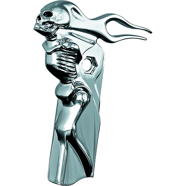 1054 KURYAKYN Kuryakyn Zombie Shift Arm Cover SHIFT ARM COVER FT ZOMBIE CH Zombie Shift Arm Cover Chrome