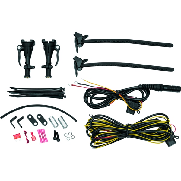 2723 KURYAKYN Kuryakyn Mount Kit for WanderBar MOUNT KIT SOUNDBAR WANDERBAR 7/8"-1 1/2" Mount Kit for WanderBar Black