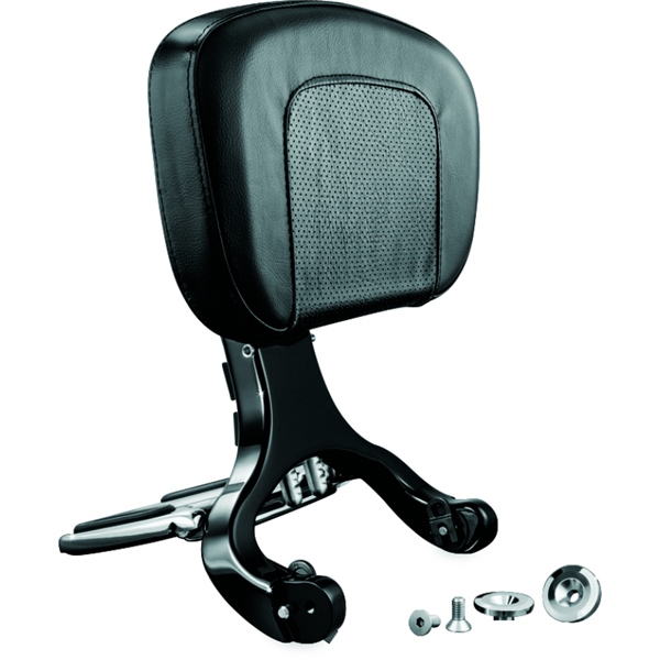 1661 KURYAKYN Kuryakyn Multi-Purpose Backrest BACKREST MULTI-PURPOSE CH/BK KURYAKYN Multi-Purpose Backrest 