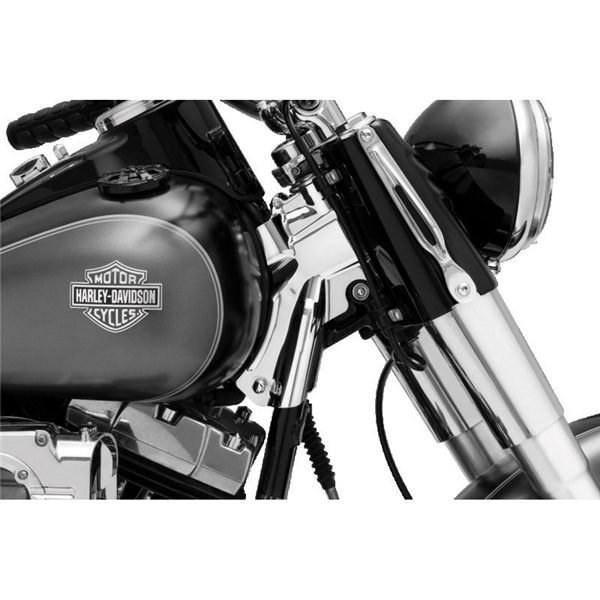 7833 KURYAKYN Kuryakyn Neck Cover for Harley-Davidson STEERING COLUMN COVER CH HARLEY Neck Cover for Harley-Davidson Chrome
