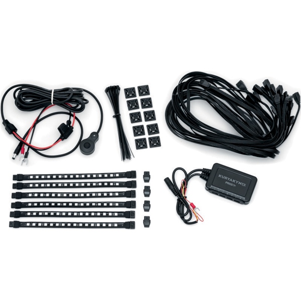 2825 KURYAKYN Kuryakyn Nightcrawler Headlight Kit BRACKETS NIGHTCRAWLERS HEADLIGHT KIT Nightcrawler Headlight Kit 