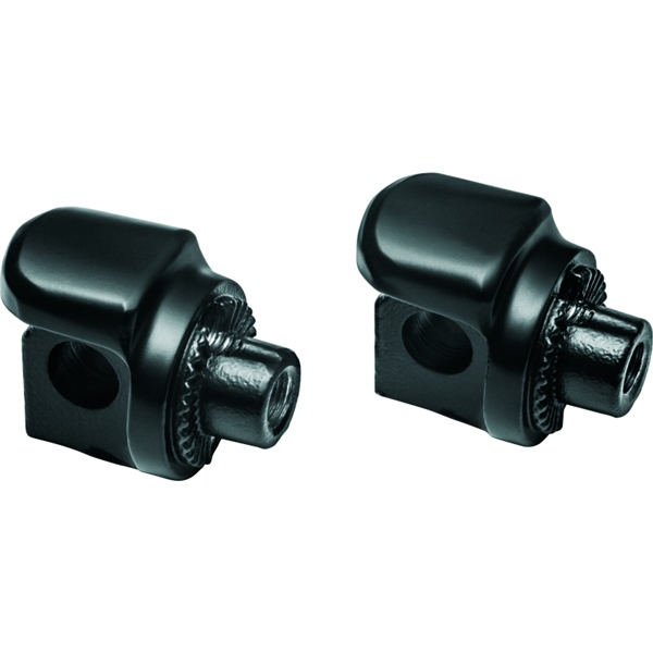 8895 KURYAKYN Kuryakyn Non-Pivot Splined Pegs Adapter ADAP FOOTPEG SPLINED NON-PIVOT BK HARLEY Non-Pivot Splined Pegs Adapter 