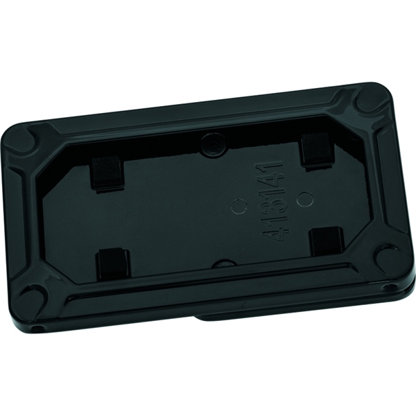 3142 KURYAKYN Kuryakyn Nova License Plate Frame LICENSE PLATE FRAME NOVA BK Nova License Plate Frame Black