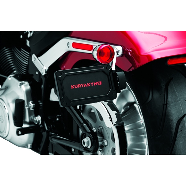 Image-2 Kuryakyn Nova License Plate Frame LICENSE PLATE FRAME NOVA BK 3142 3142 KURYAKYN