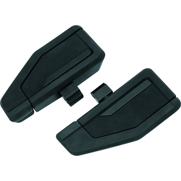 6761 KURYAKYN Kuryakyn Omni Transformer Passenger Floorboards FOOTPEG LARGE PASS BK Omni Transformer Passenger Floorboards Black