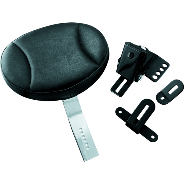 1670 KURYAKYN Kuryakyn Plug-In Driver Backrest BACKREST DRIVER PLUG-IN CH Plug-In Driver Backrest 