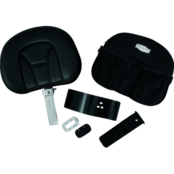 8931 KURYAKYN Kuryakyn Plug-N-Go Driver Backrest BACKREST DRIVER W/POUCH Plug-N-Go Driver Backrest 