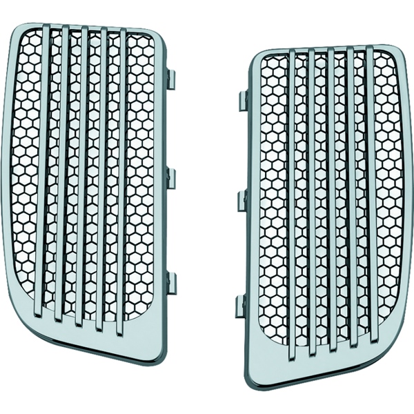 7681 KURYAKYN Kuryakyn Radiator Grill RADIATOR GRILL CH KURYAKYN Radiator Grill Chrome