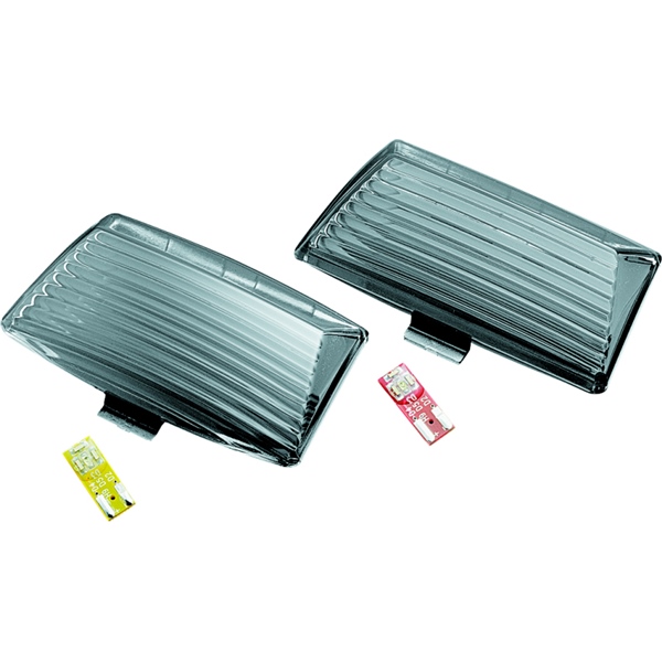 4823 KURYAKYN Kuryakyn Rear Fender Tip Lens LENS SMK RR TIP W/LED HARLEY KURYAKYN Rear Fender Tip Lens Smoke