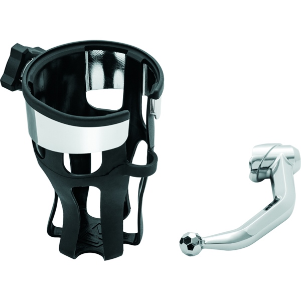 6494 KURYAKYN Kuryakyn Reflex Drink Handlebar DRINK HANDLEBAR REFLEX LF BK/CH Reflex Drink Handlebar Black, Chrome