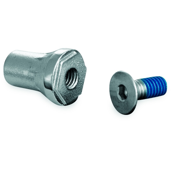 4376 KURYAKYN Kuryakyn Replacement Tapered Peg Mount with Screw FOOTPEG MOUNT REPL W/SCREW Replacement Tapered Peg Mount with Screw Chrome