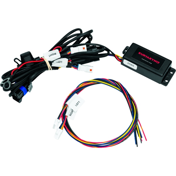 2584 KURYAKYN Kuryakyn Signal Splitter Module 3 Wires Kit SIGNAL SPLITTER MODULE 3 WIRE RR Signal Splitter Module 3 Wires Kit Black