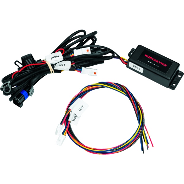 2585 KURYAKYN Kuryakyn Signal Splitter Module 4 Wires Kit SIGNAL SPLITTER MODULE 4 WIRE RR Signal Splitter Module 4 Wires Kit Black